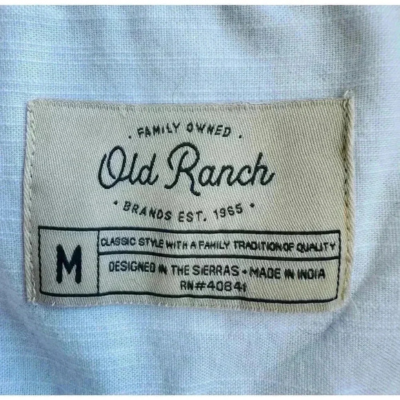 Old Ranch Brands Saguaro Tank Top 23 White Size M - Picture 5 of 8